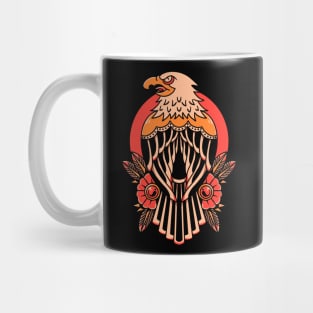 strong eagle tattoo Mug